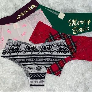 5 pink panties for $25